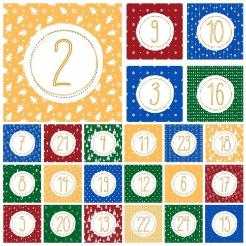 Advent Countdown - Numbers (Download)