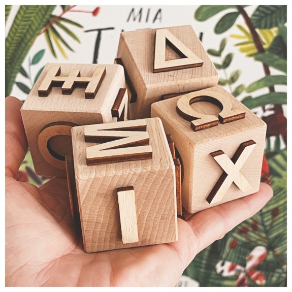 Greek Alphabet Dice