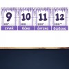 Number Cards 1-20 Lavender  (Download)