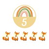 Number Cards 1-6 Rainbow (Download)